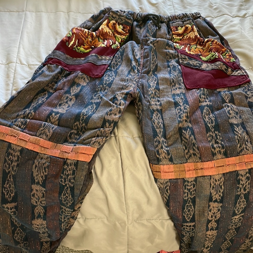 Authentic Mexican Patterned Pants - image 7